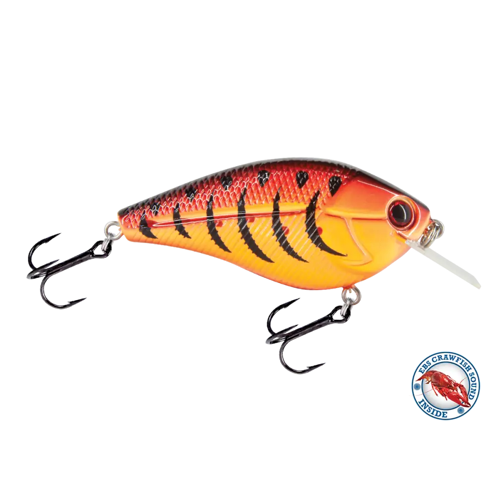 Primetyme SQ 2.0 Square Bill Crankbait – EBS Sound Technology | Color: Chartreuse Splatter Shad Back Pearl Sunrise