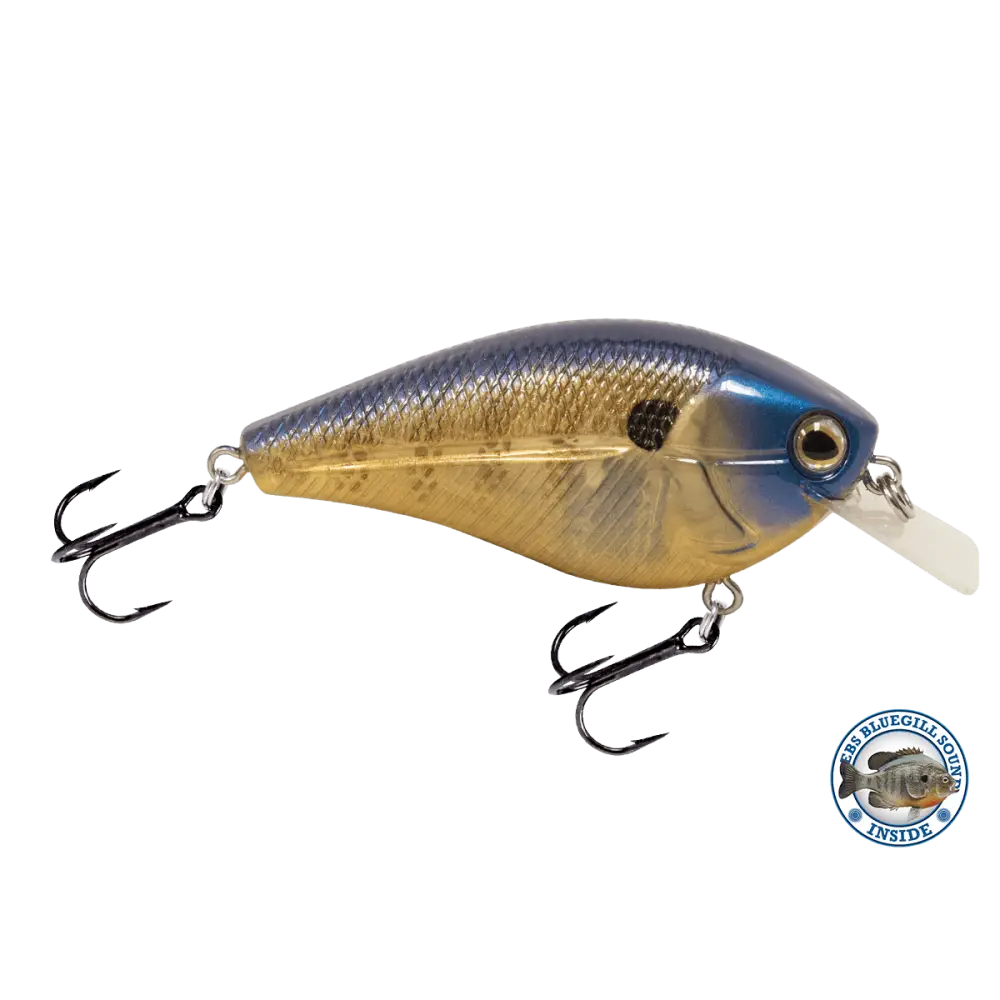 Primetyme SQ 2.0 Square Bill Crankbait – EBS Sound Technology | Color: Chartreuse Splatter Shad Back Pearl Sunrise