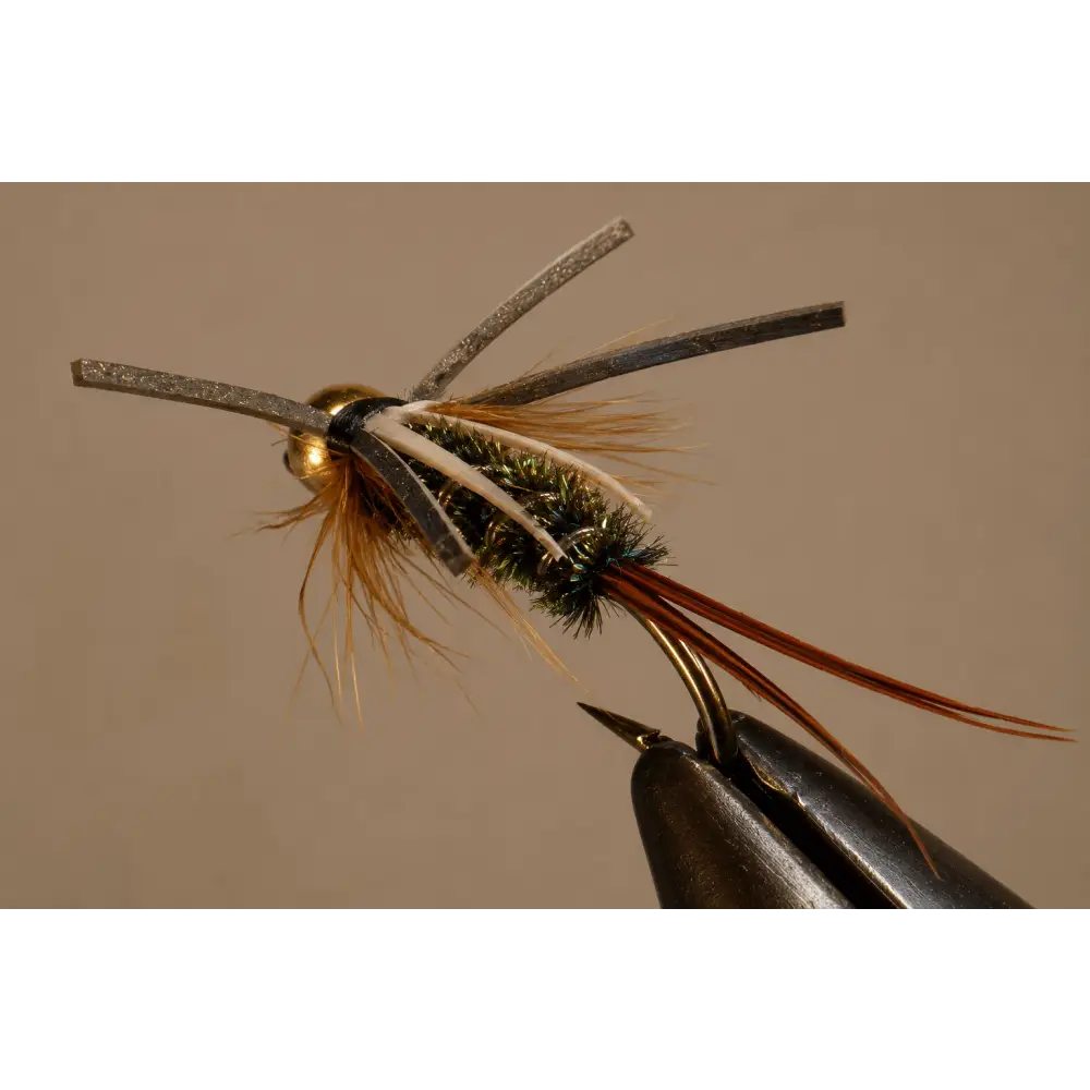 Prince Nymph - BH and Standard | Style: Rubber Leg | Size: 08 10 12 14 16 18 20 - 3 Pack - Artificial Fishing Flies
