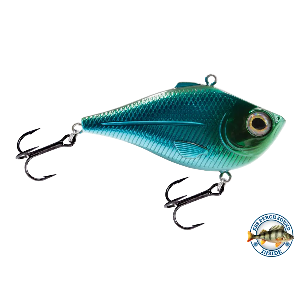 Pro Ripper Magnum Lipless Crankbait – EBS Sound Technology | Color & Sound: Chaos / Cisco Blue Shiner / Perch Lucky