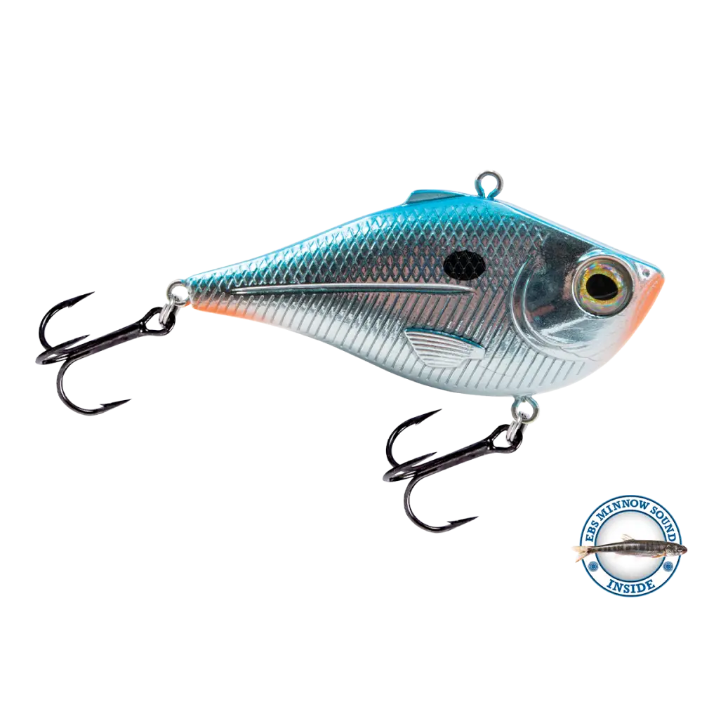 Pro Ripper Magnum Lipless Crankbait – EBS Sound Technology | Color & Sound: Chaos / Cisco Blue Shiner / Perch Lucky