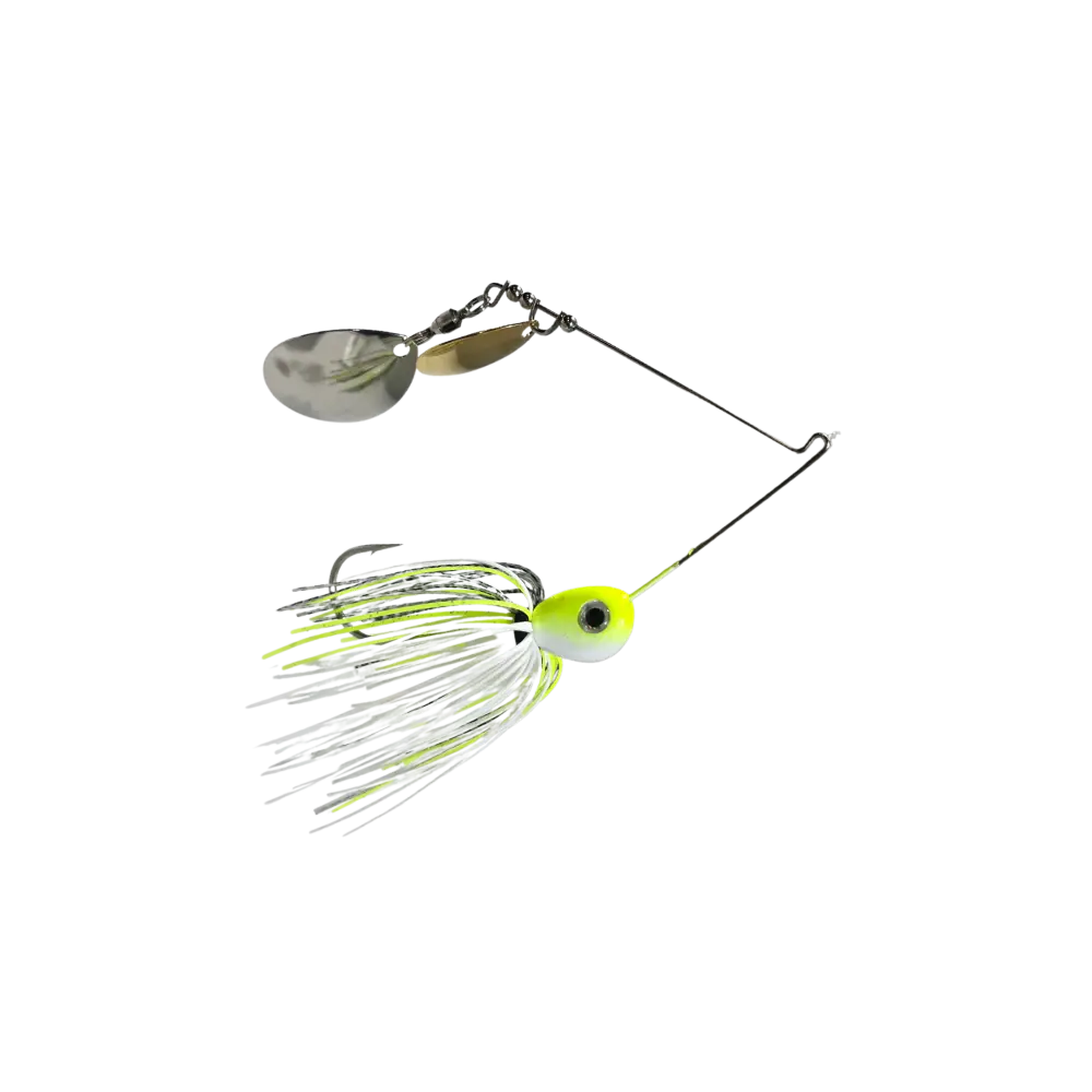 Pulse Fish Double Colorado Blade Spinnerbait – Tournament-Ready Bass Lure | Size: 3/8 oz 5/8 | Color: Douglas Cherokee