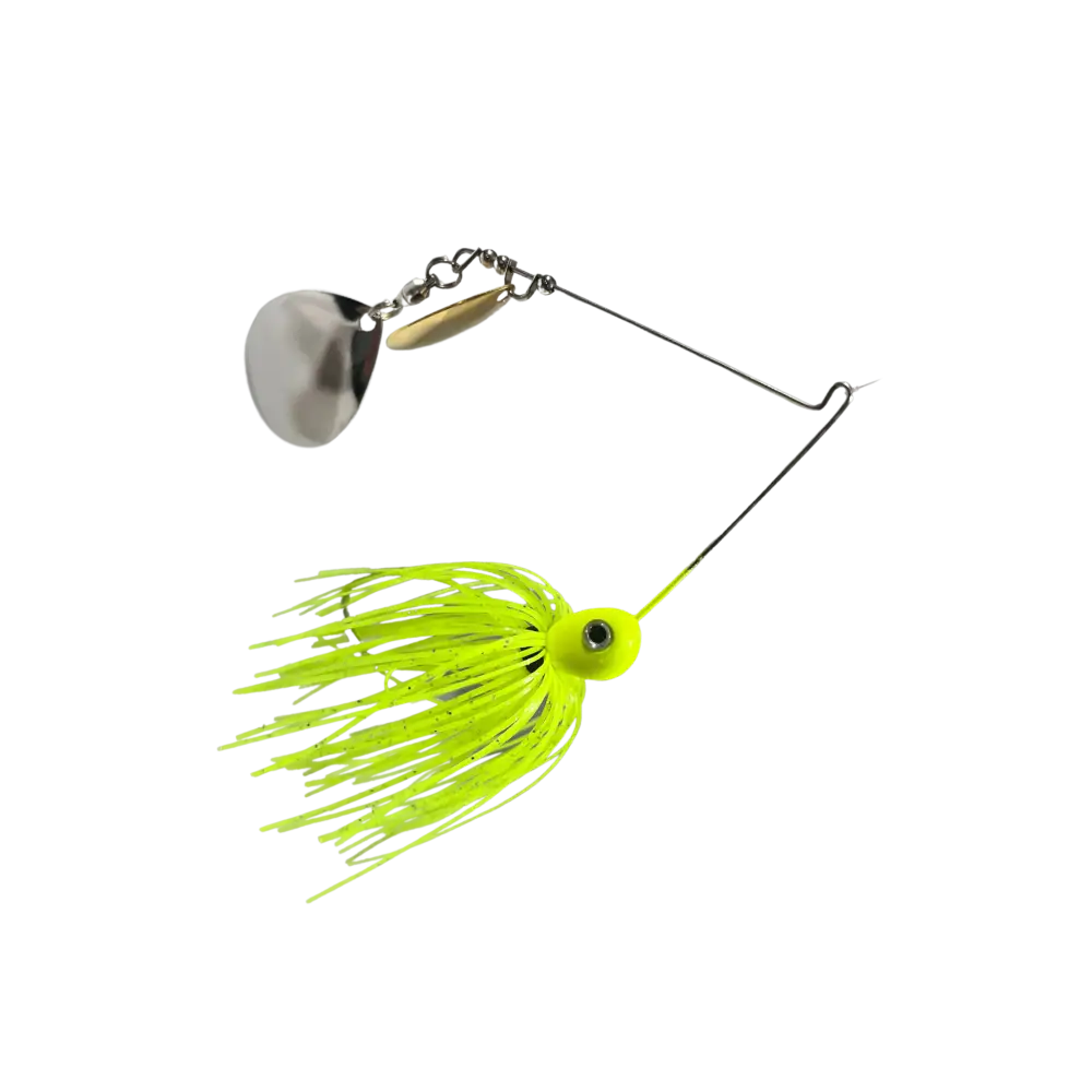 Pulse Fish Double Colorado Blade Spinnerbait – Tournament-Ready Bass Lure | Size: 3/8 oz 5/8 | Color: Douglas Cherokee