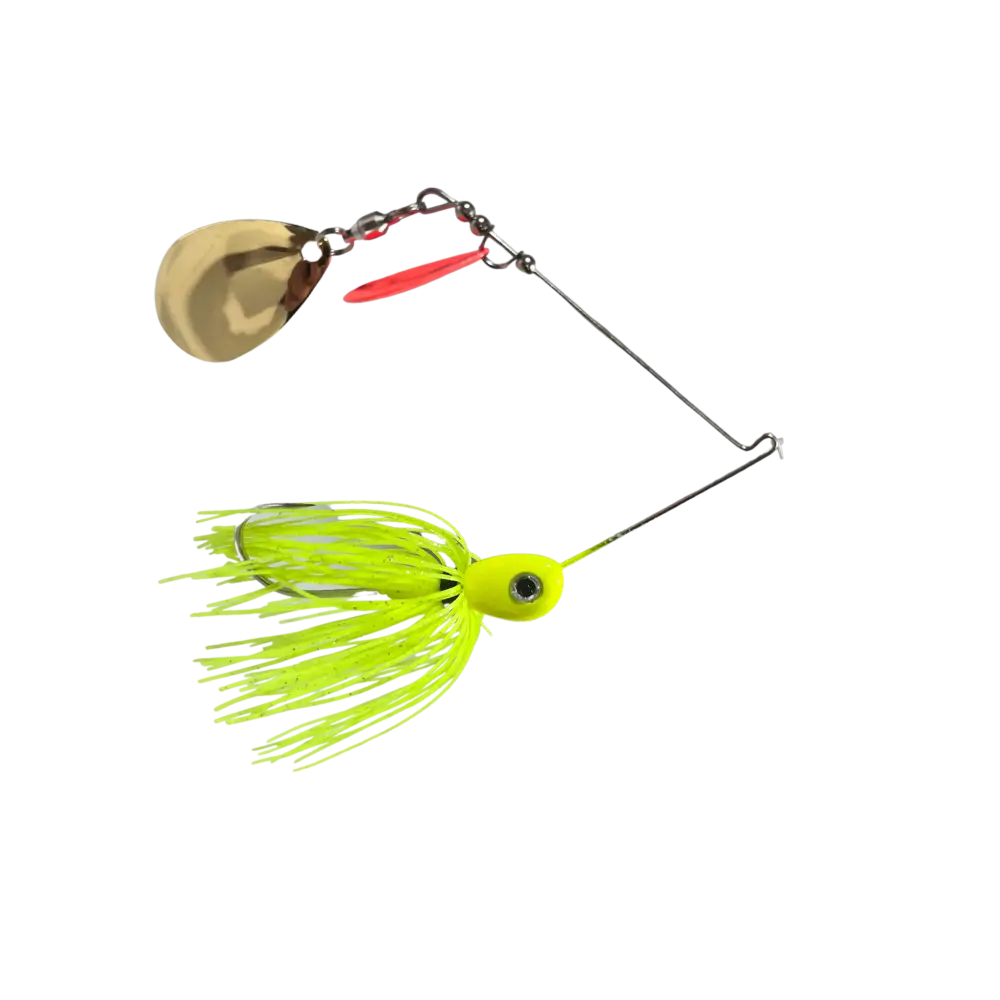 Pulse Fish Kicker Blade Spinnerbait – & Indiana Bass Lure | Size: 3/8 oz 5/8 | Color: Douglas Cherokee Sight Flash