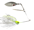 Pulse Fish Lures Double Willow Blade Spinnerbait - 3/8 oz / Glimmertreuse