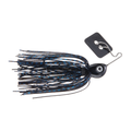 Pulse Fish Side Piece – Wire Frame Bladed Jig with Unique Hunting Action | Color: Black/Blue Bluegill Chartreuse/White