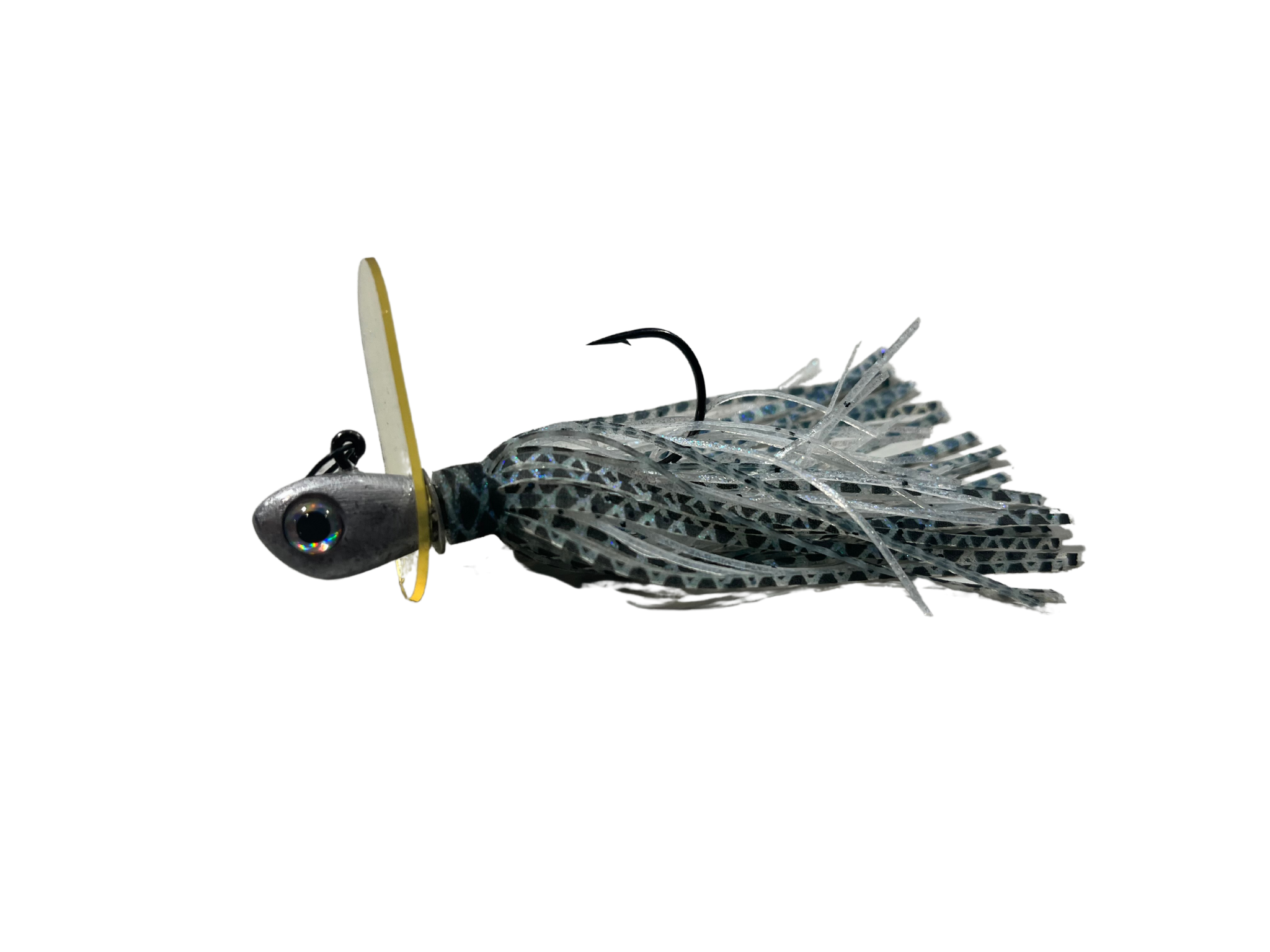 Pulse Fish Skirted Jig – Semi-Weedless Bass (Limited Edition) | Size: 1/4oz 5/8oz | Color: Black/Blue Junebug