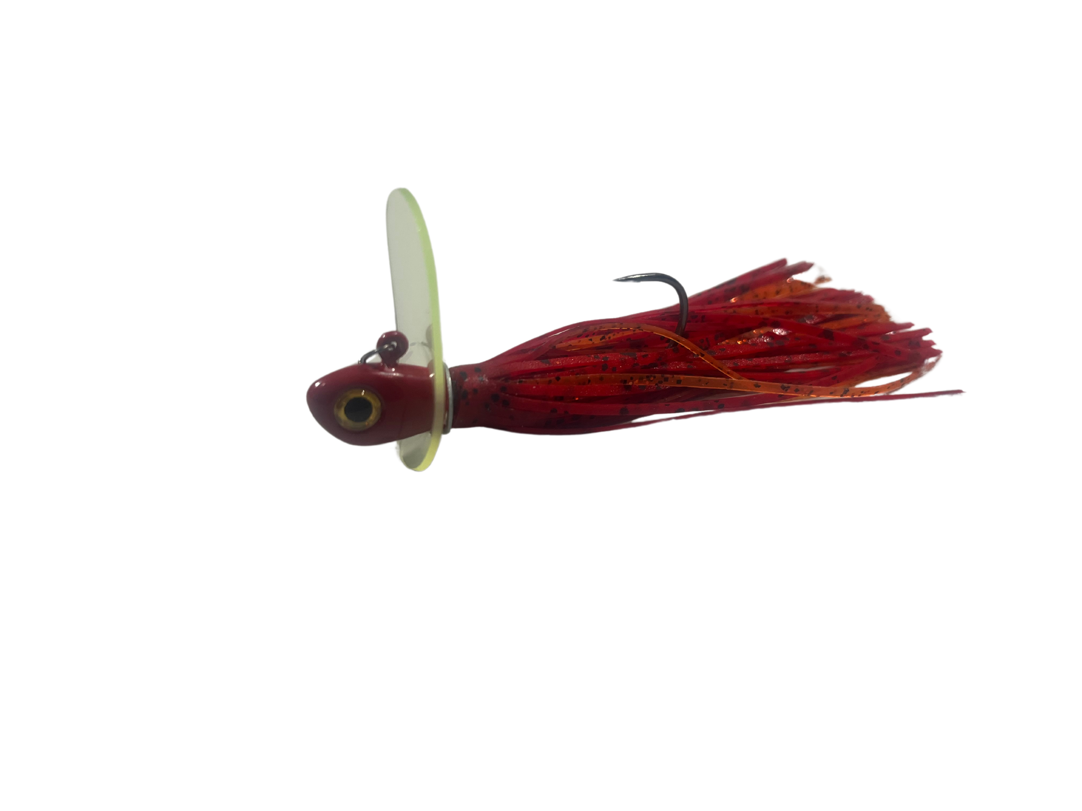 Pulse Fish Skirted Jig – Semi-Weedless Bass (Limited Edition) | Size: 1/4oz 5/8oz | Color: Black/Blue Junebug