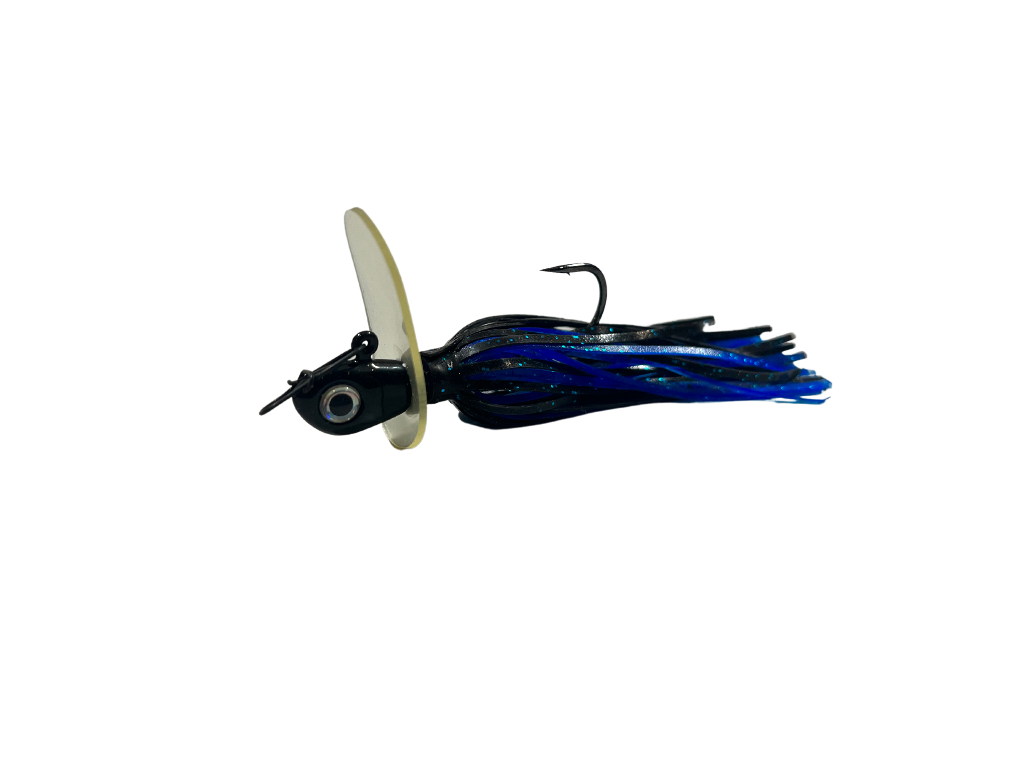 Pulse Fish Skirted Jig – Semi-Weedless Bass (Limited Edition) | Size: 1/4oz 5/8oz | Color: Black/Blue Junebug