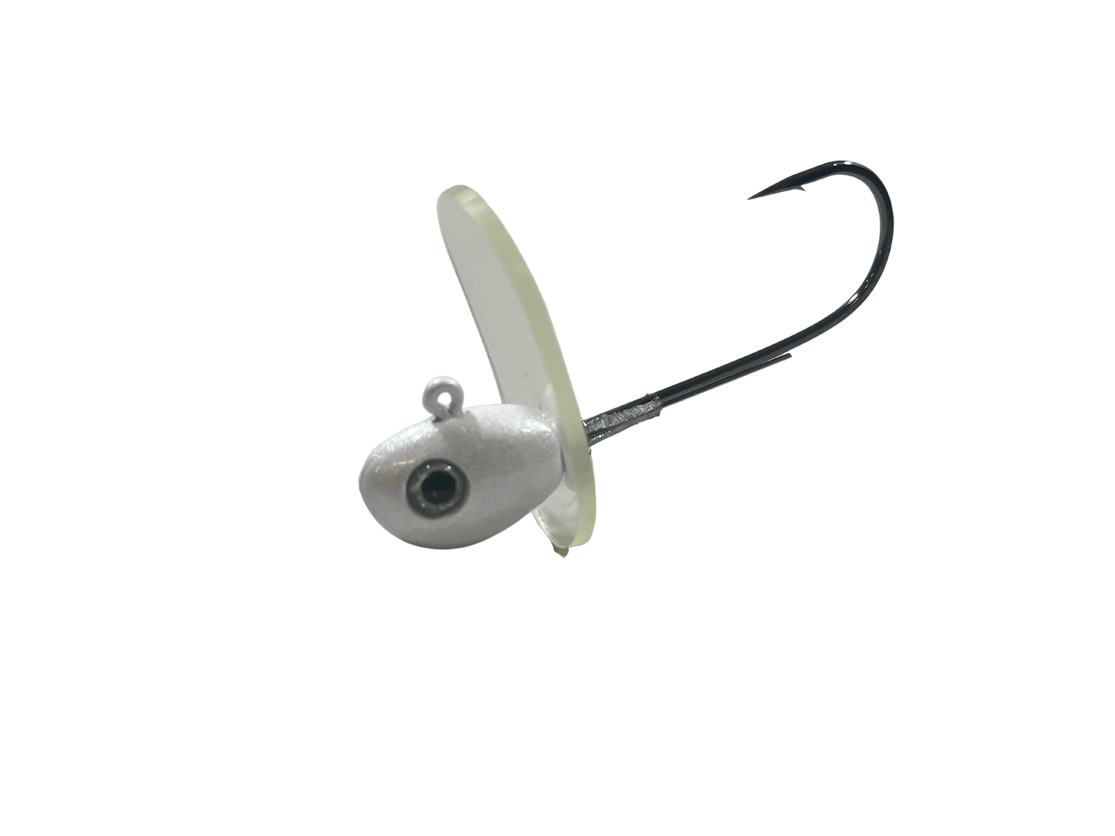 Pulse Fish The Bossman – 1 oz Offshore Jig with 8/0 Gamakatsu Hook | Size: | Color: Albino Green Pearl Smokie | Fishing