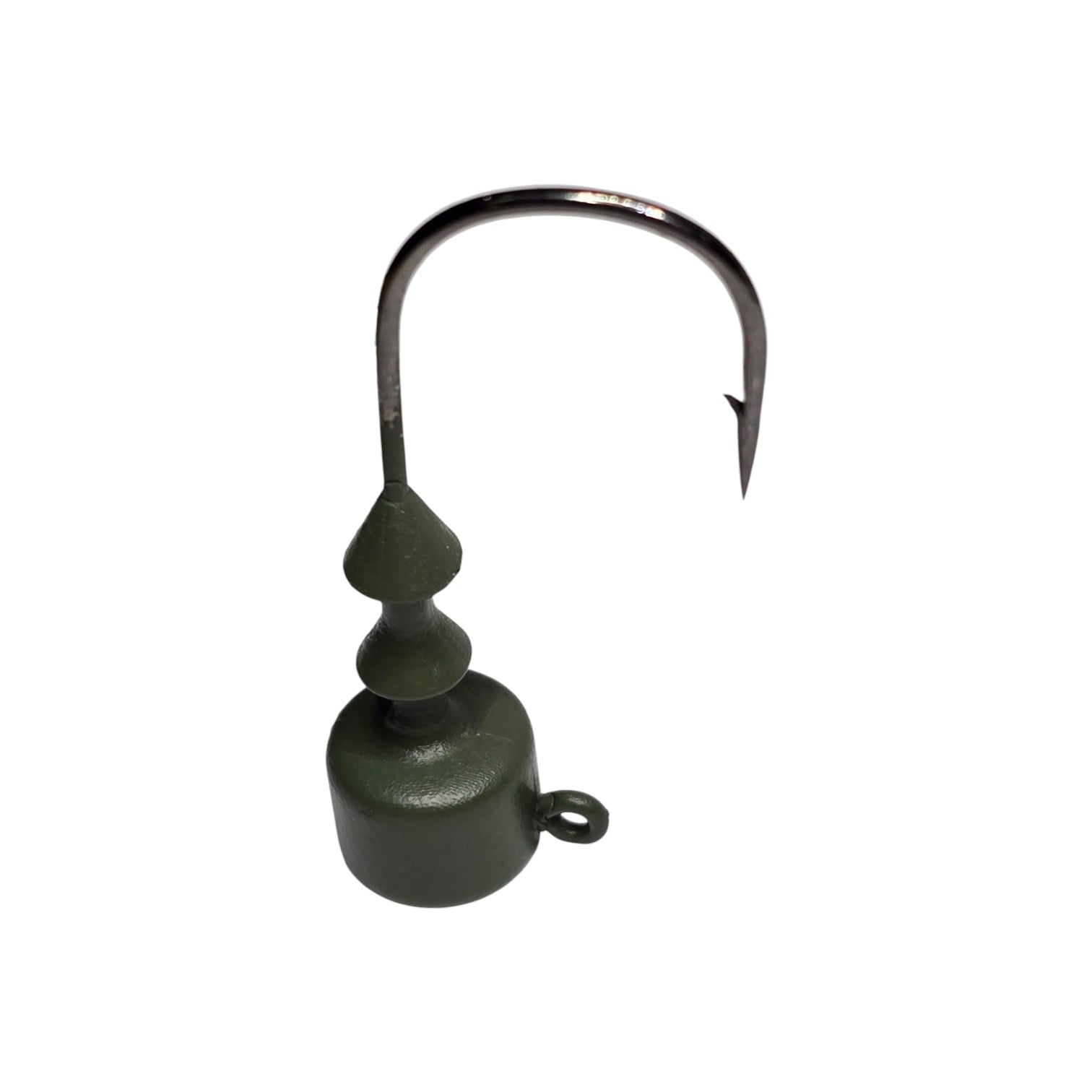 Pulse Fish Ultimate Ned Head – 97% Tungsten Rig (2 Pack) | Size: 1/8oz 1/4oz | Color: Green Pumpkin Natural | Fishing