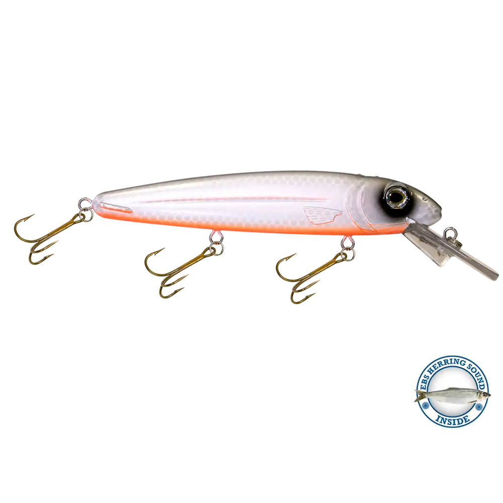 Rachel 8’’ Suspending Jerkbait for Musky & Pike – EBS Sound Technology | Color Sound: Lucky Charm / Cisco Fire Ice