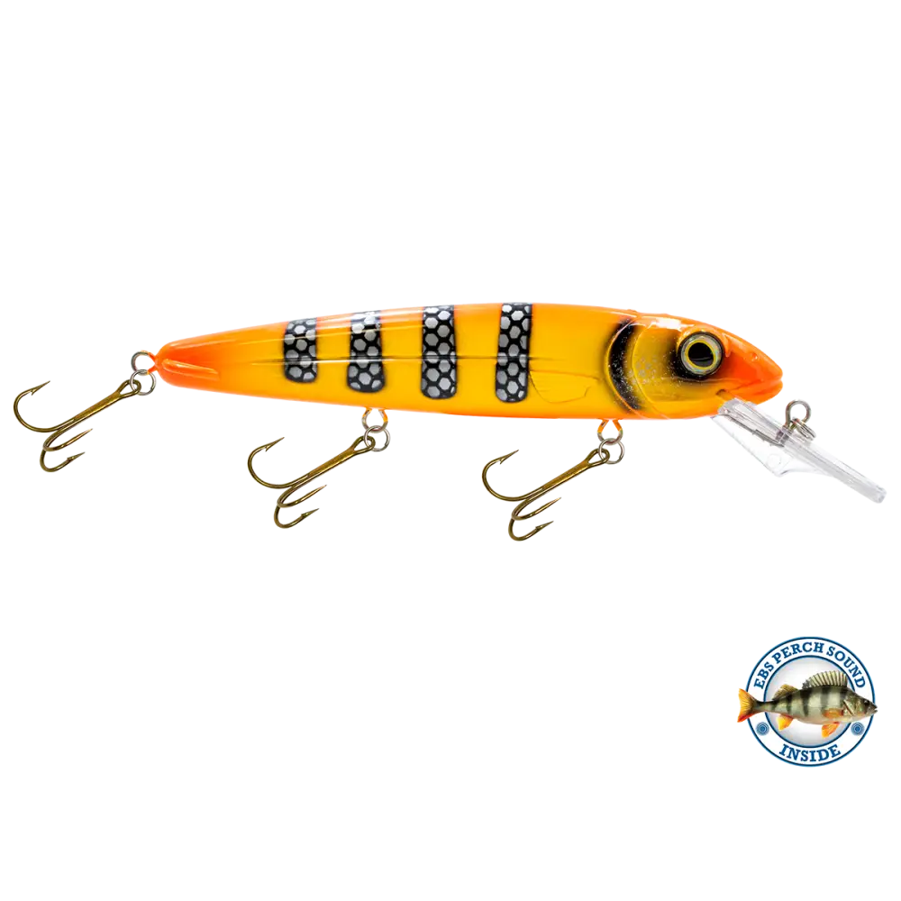 Rachel 8’’ Suspending Jerkbait for Musky & Pike – EBS Sound Technology | Color Sound: Lucky Charm / Cisco Fire Ice