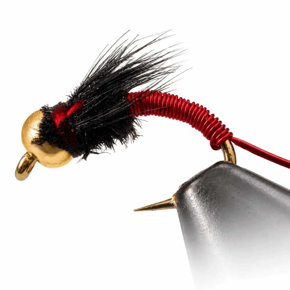 Red Attacker | Size: 12 14 16 18 | Package: 3 Pack Dozen - Artificial Fishing Flies