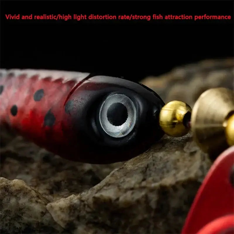 Rotating Metal Spinner Fishing Lure 9.1g 7cm – Sequin Hard Bait with Treble Hook for Bass Pike Carp & Trout | Color: