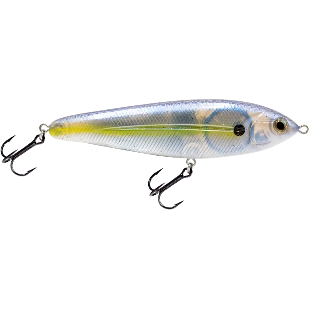 School Master 4’’ Lipless Crankbait for Schooling Bass – EBS Sound | Flutter-Fall Shad Imitation | Color: Real Beauty