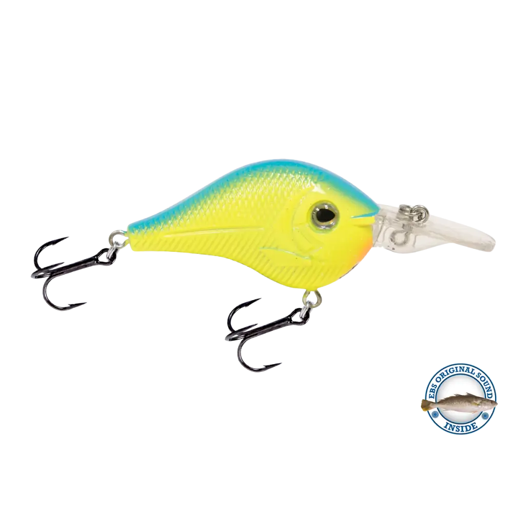 Shredder 53 Finesse Crankbait – EBS Sound Technology | Color: Melon Shad Chartreuse Splatter Back Pearl AYU XXX