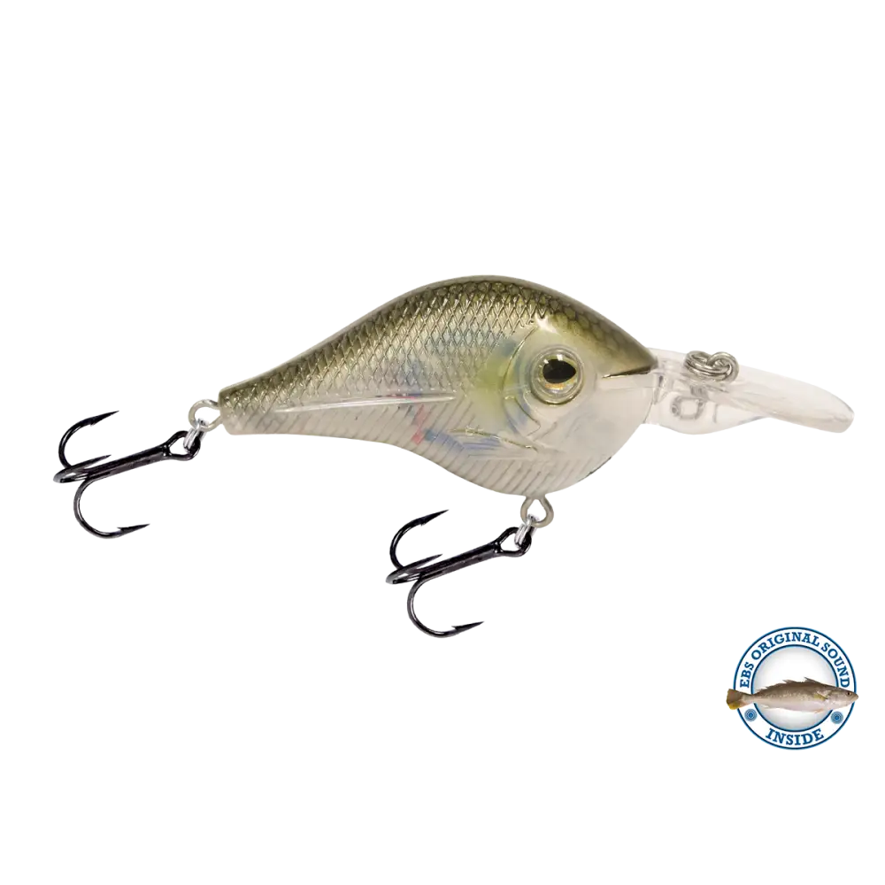 Shredder 53 Finesse Crankbait – EBS Sound Technology | Color: Melon Shad Chartreuse Splatter Back Pearl AYU XXX