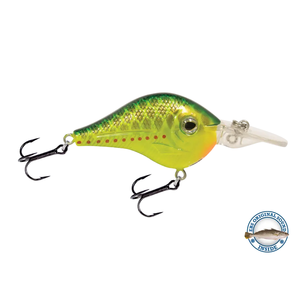 Shredder 53 Finesse Crankbait – EBS Sound Technology | Color: Melon Shad Chartreuse Splatter Back Pearl AYU XXX