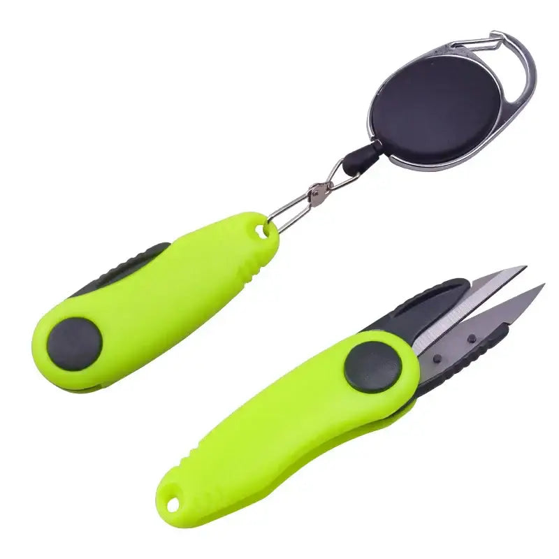 Shrimp-Shaped Fishing Knot Tool Kit – Stainless Steel Line Cutter & Clipper | Color: 1 set - Tackle