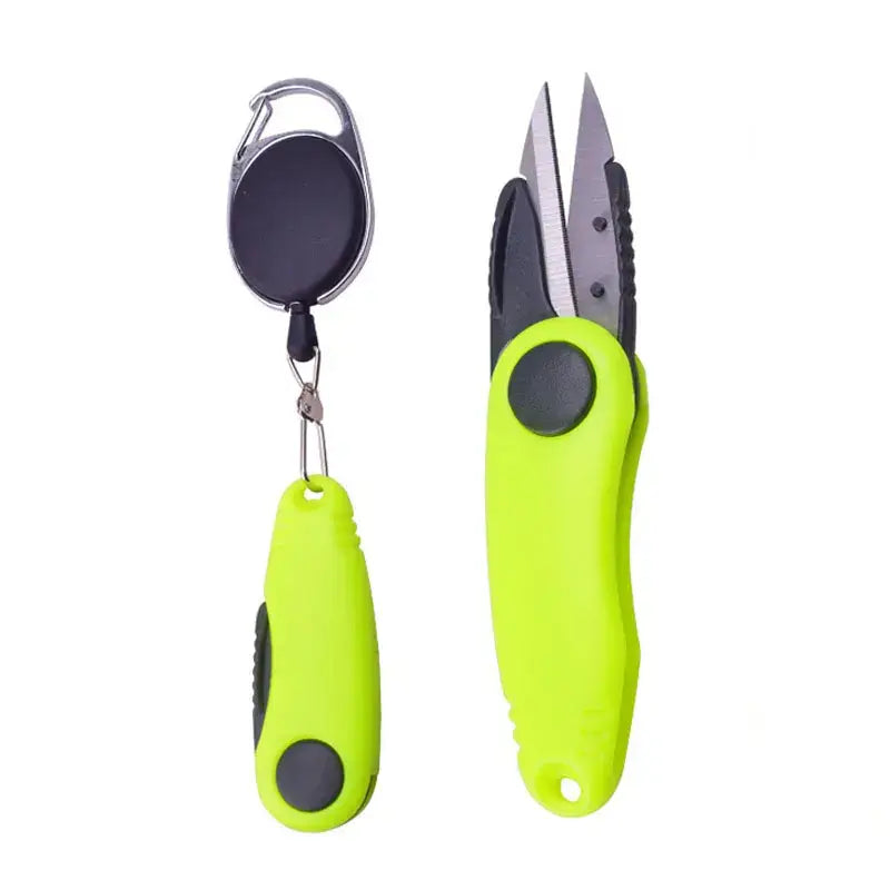 Shrimp-Shaped Fishing Knot Tool Kit – Stainless Steel Line Cutter & Clipper | Color: 1 set - Tackle