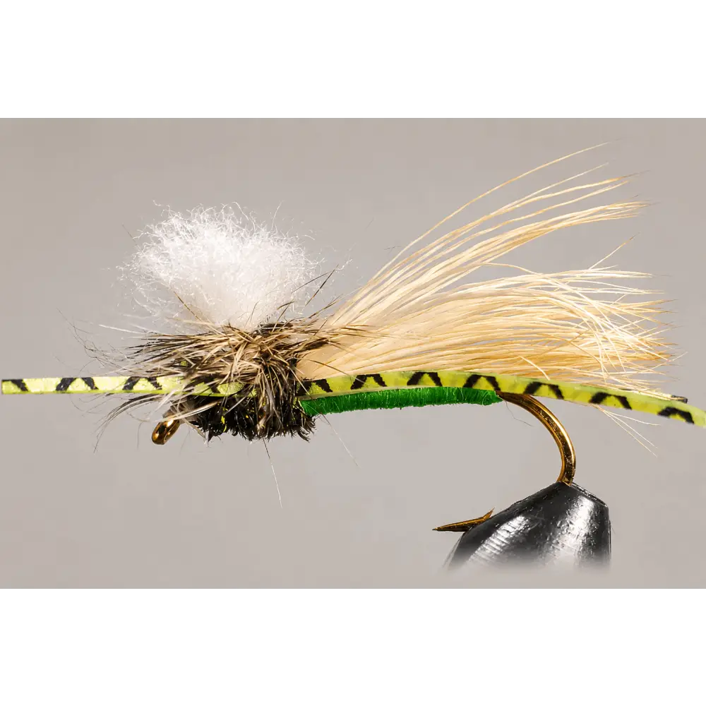 Silly Hopper | Package: 3 Pack | Color: Chartreuse Yellow - Artificial Fishing Flies