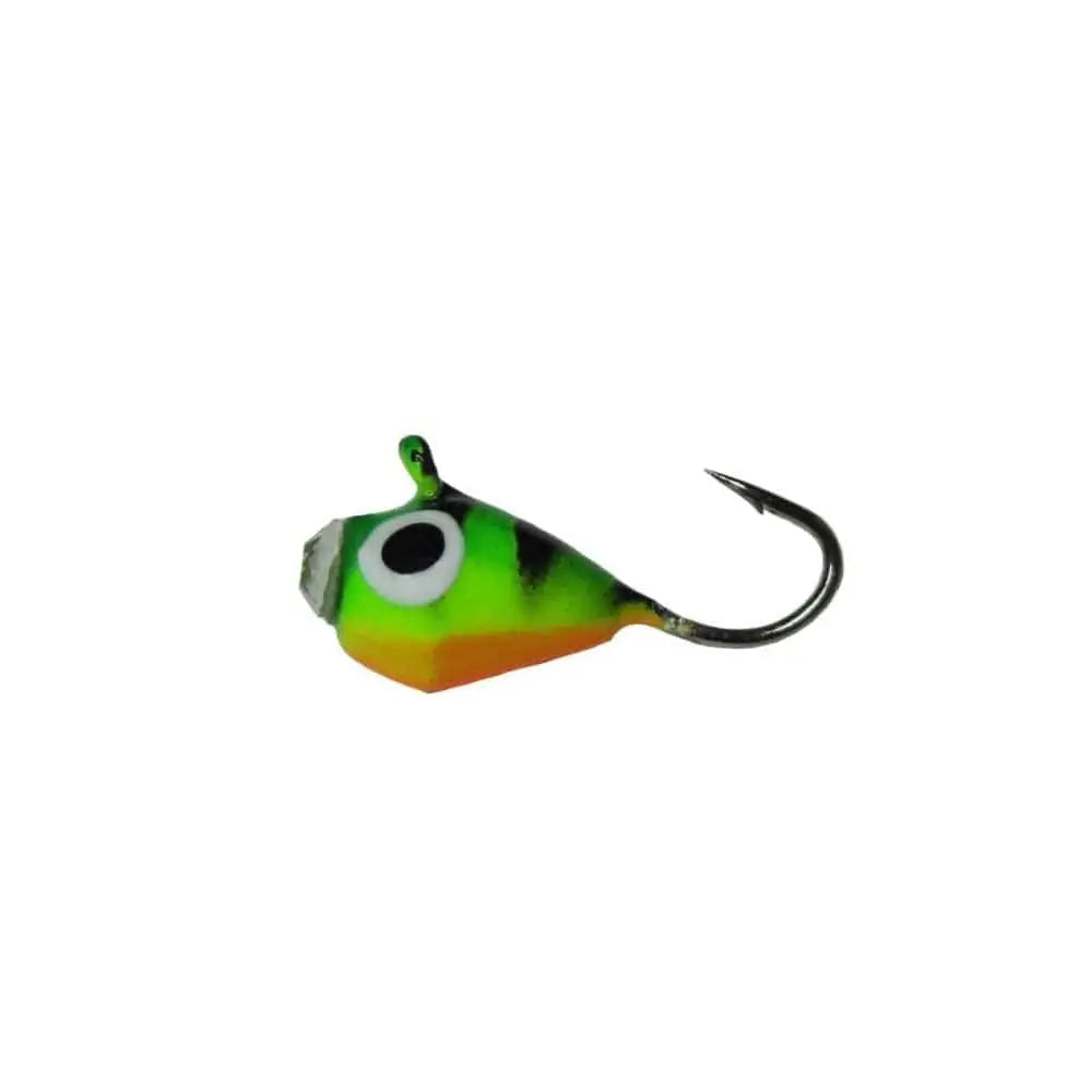 Skandia Diamond Tip Tungsten Ice Jig, Jewel Head Assorted Colors - Fishing