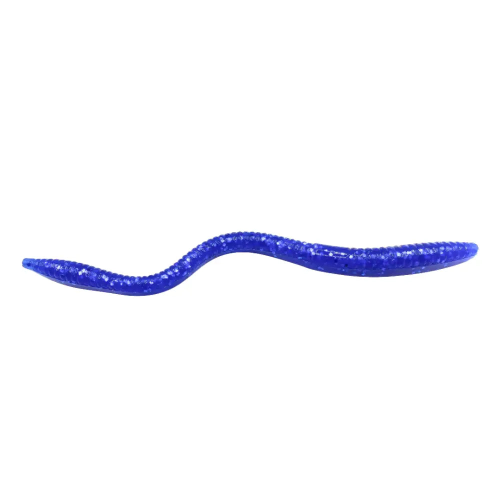Slim Juicy Flat-Sided Trick Worm 6’’ – 8-Pack | Hendrix Fishing Co. | Color: Black n Blue Dirty Rotten Pumpkin White