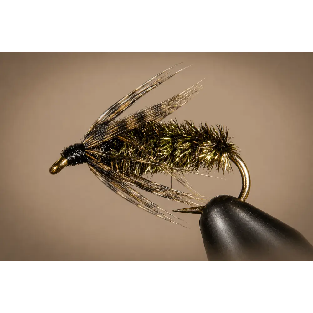 Soft Hackle Grouse | Color: Peacock Red Yellow | Size: 12 14 16 18 - Artificial Fishing Flies