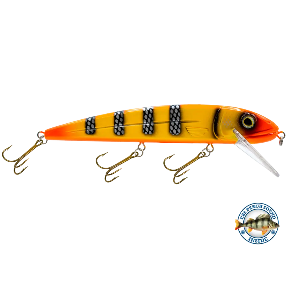 Squeaky Pete Trolling Crankbait – EBS Sound Technology | Color & Sound: Fire Ice / Perch Lucky Charm / Cisco Green