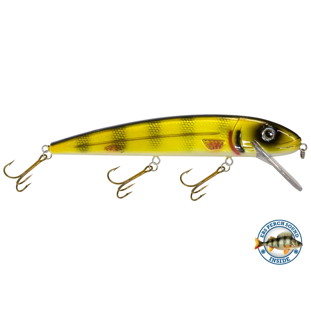Squeaky Pete Trolling Crankbait – EBS Sound Technology | Color & Sound: Fire Ice / Perch Lucky Charm / Cisco Green