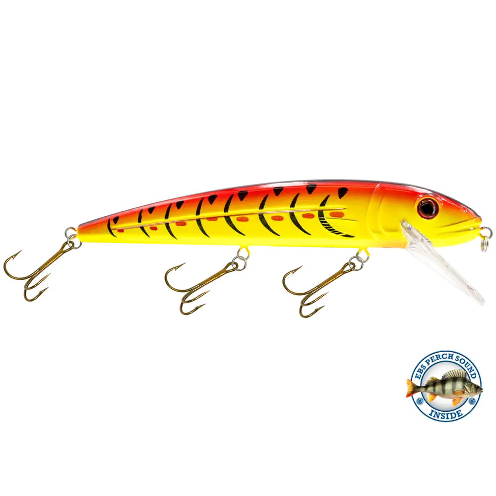 Squeaky Pete Trolling Crankbait – EBS Sound Technology | Color & Sound: Fire Ice / Perch Lucky Charm / Cisco Green