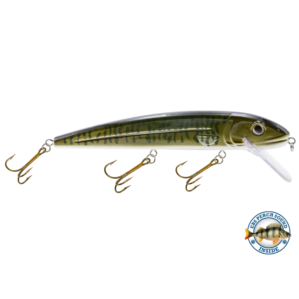 Squeaky Pete Trolling Crankbait – EBS Sound Technology | Color & Sound: Fire Ice / Perch Lucky Charm / Cisco Green