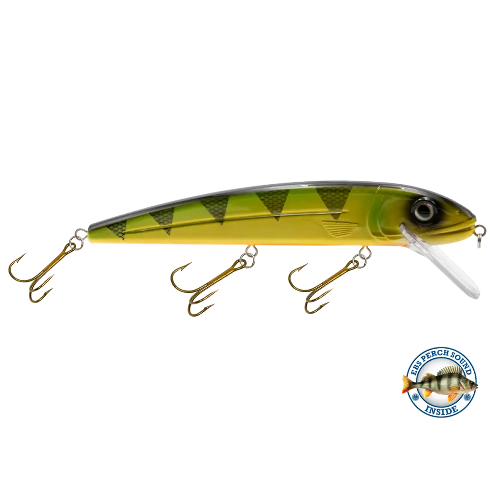 Squeaky Pete Trolling Crankbait – EBS Sound Technology | Color & Sound: Fire Ice / Perch Lucky Charm / Cisco Green