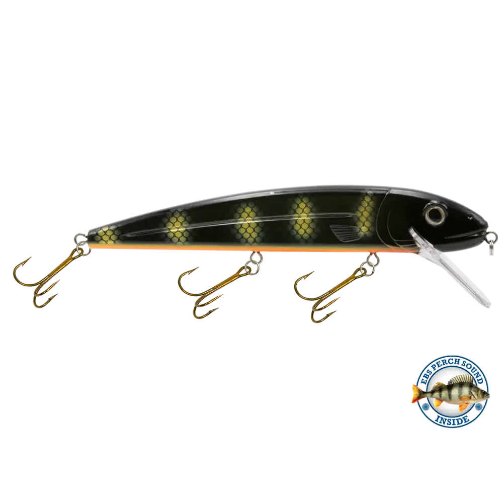 Squeaky Pete Trolling Crankbait – EBS Sound Technology | Color & Sound: Fire Ice / Perch Lucky Charm / Cisco Green
