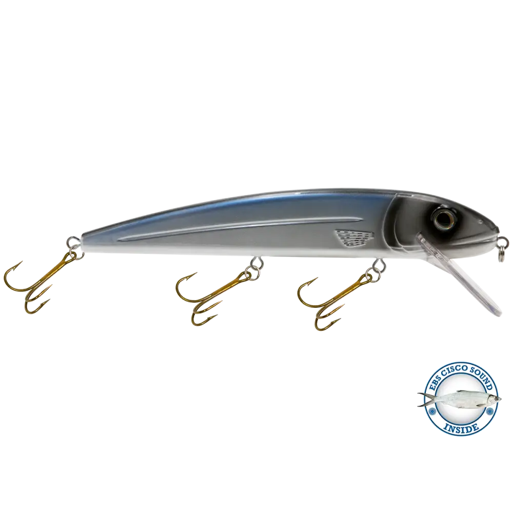 Squeaky Pete Trolling Crankbait – EBS Sound Technology | Color & Sound: Fire Ice / Perch Lucky Charm / Cisco Green