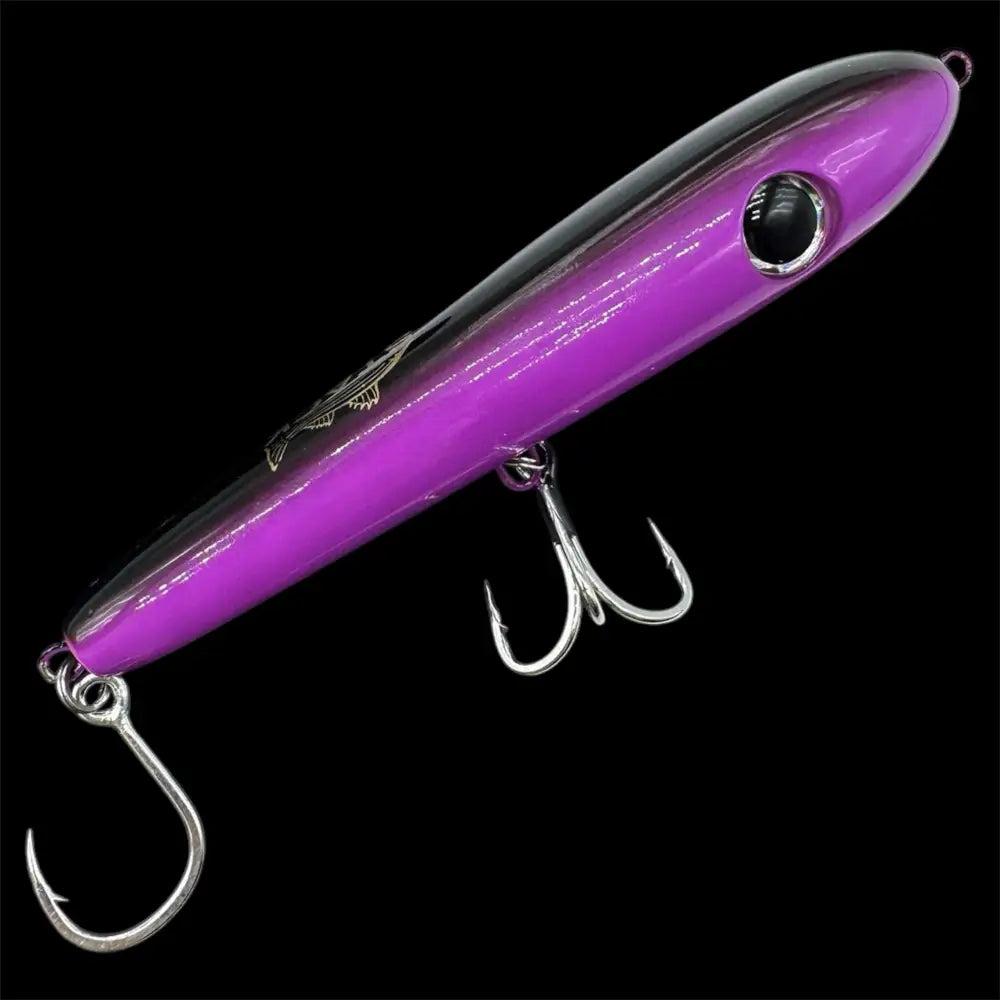 Stack Tackle Beletti Topwater Lure, Thru-Wire BKK Hooks 2 Sizes 8 Colors | Color: Bone Hot Head White Chartreuse