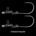 Stack Tackle Screwy Head Replacement Hooks, 5/0 Mustad 2X Strong 2-Pack | Hook option: