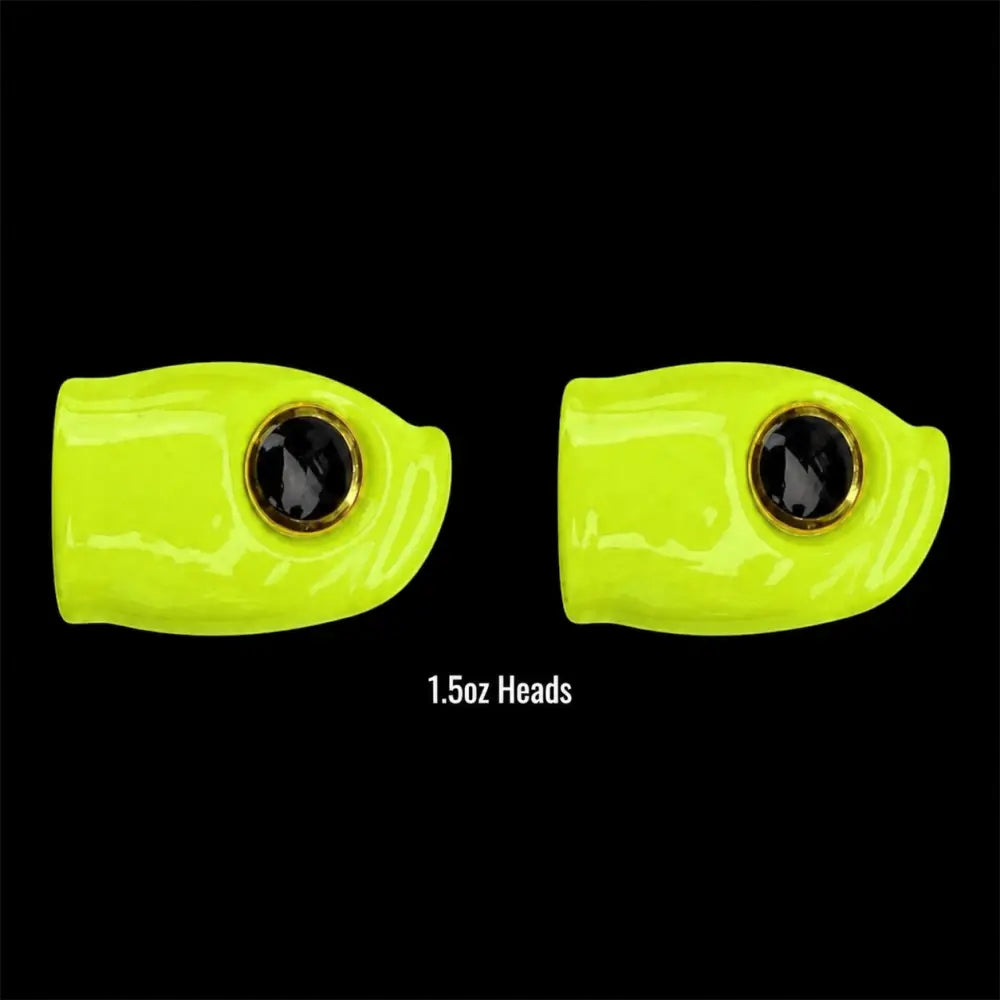 Stack Tackle Screwy Head Replacement Jig Heads, 5/0 2-Pack 5 Sizes 4 Colors | Size: 0.5 oz 0.75 1 1.25 1.5 | Color: