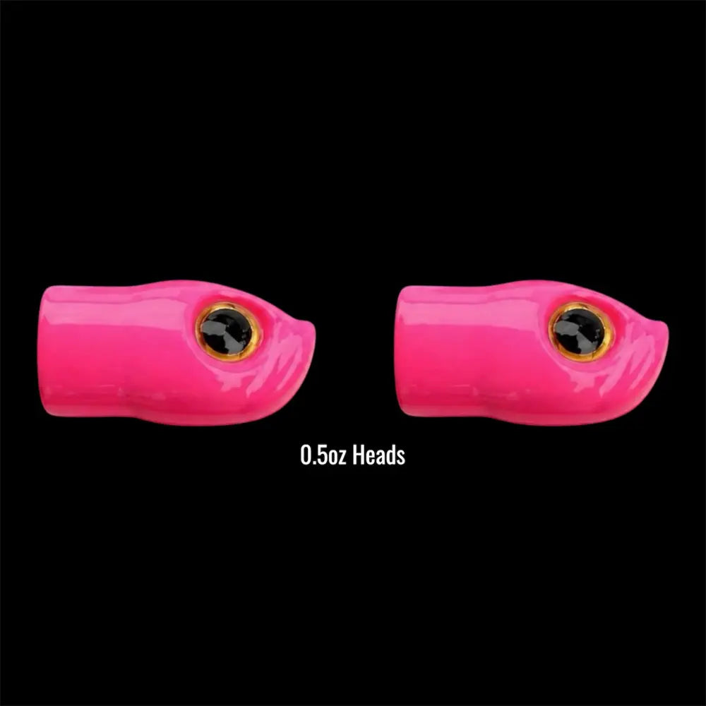 Stack Tackle Screwy Head Replacement Jig Heads, 5/0 2-Pack 5 Sizes 4 Colors | Size: 0.5 oz 0.75 1 1.25 1.5 | Color: