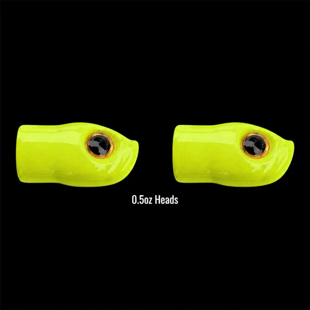 Stack Tackle Screwy Head Replacement Jig Heads, 5/0 2-Pack 5 Sizes 4 Colors | Size: 0.5 oz 0.75 1 1.25 1.5 | Color: