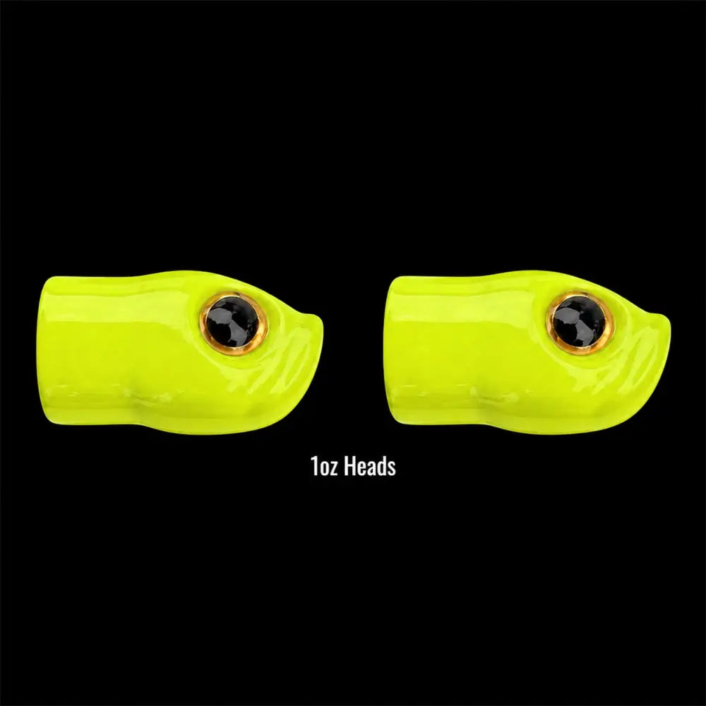 Stack Tackle Screwy Head Replacement Jig Heads, 5/0 2-Pack 5 Sizes 4 Colors | Size: 0.5 oz 0.75 1 1.25 1.5 | Color: