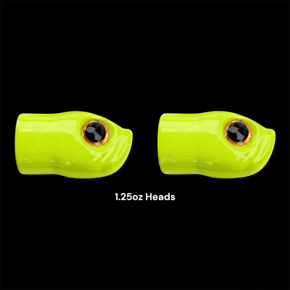Stack Tackle Screwy Head Replacement Jig Heads, 5/0 2-Pack 5 Sizes 4 Colors | Size: 0.5 oz 0.75 1 1.25 1.5 | Color: