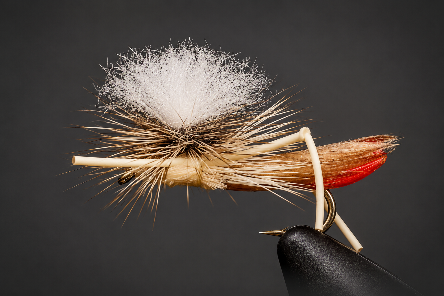 Stone Hopper | Color: Olive Red Tan Yellow | Size: 6 8 10 12 14 16 - 3 Pack - Artificial Fishing Flies