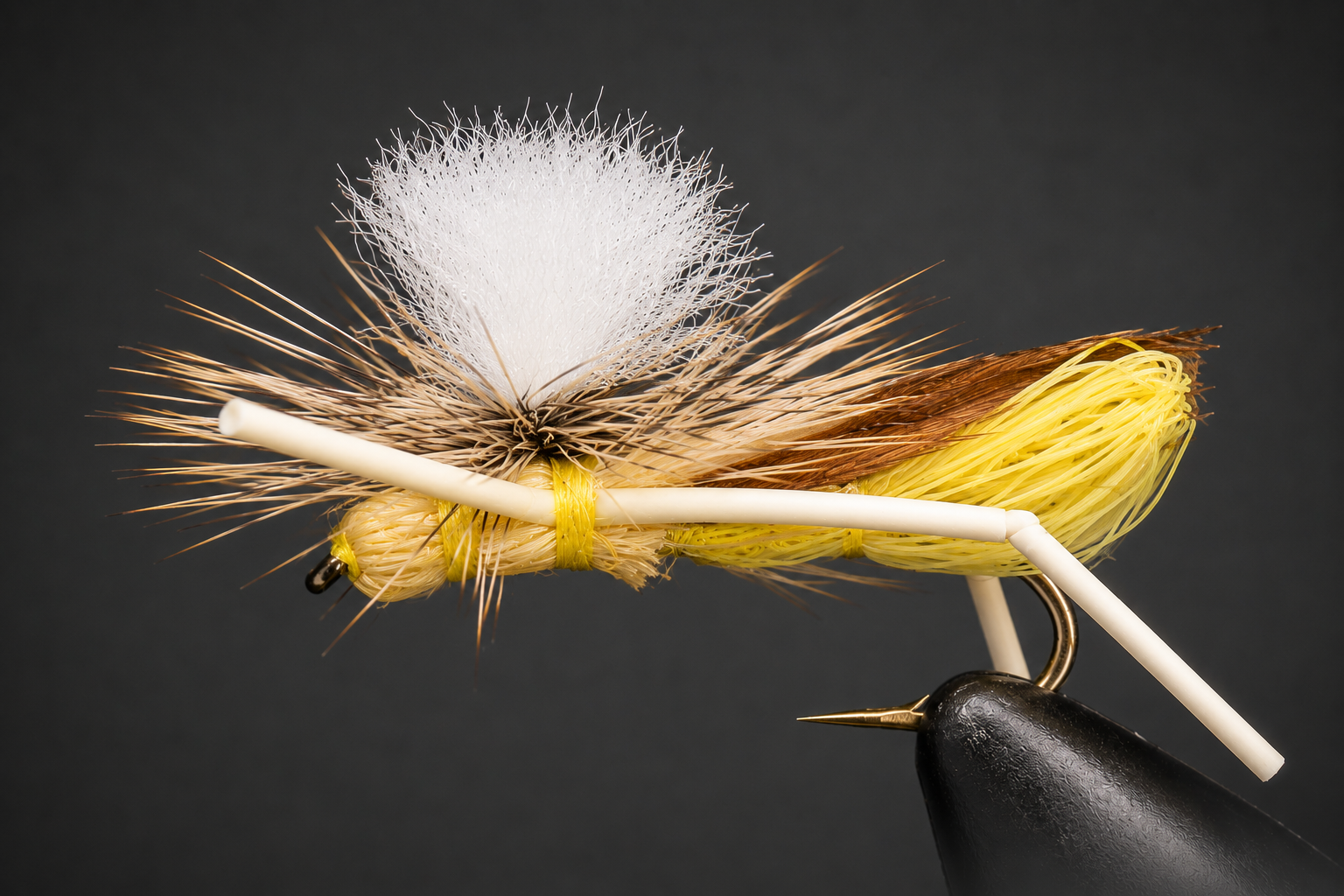 Stone Hopper | Color: Olive Red Tan Yellow | Size: 6 8 10 12 14 16 - 3 Pack - Artificial Fishing Flies