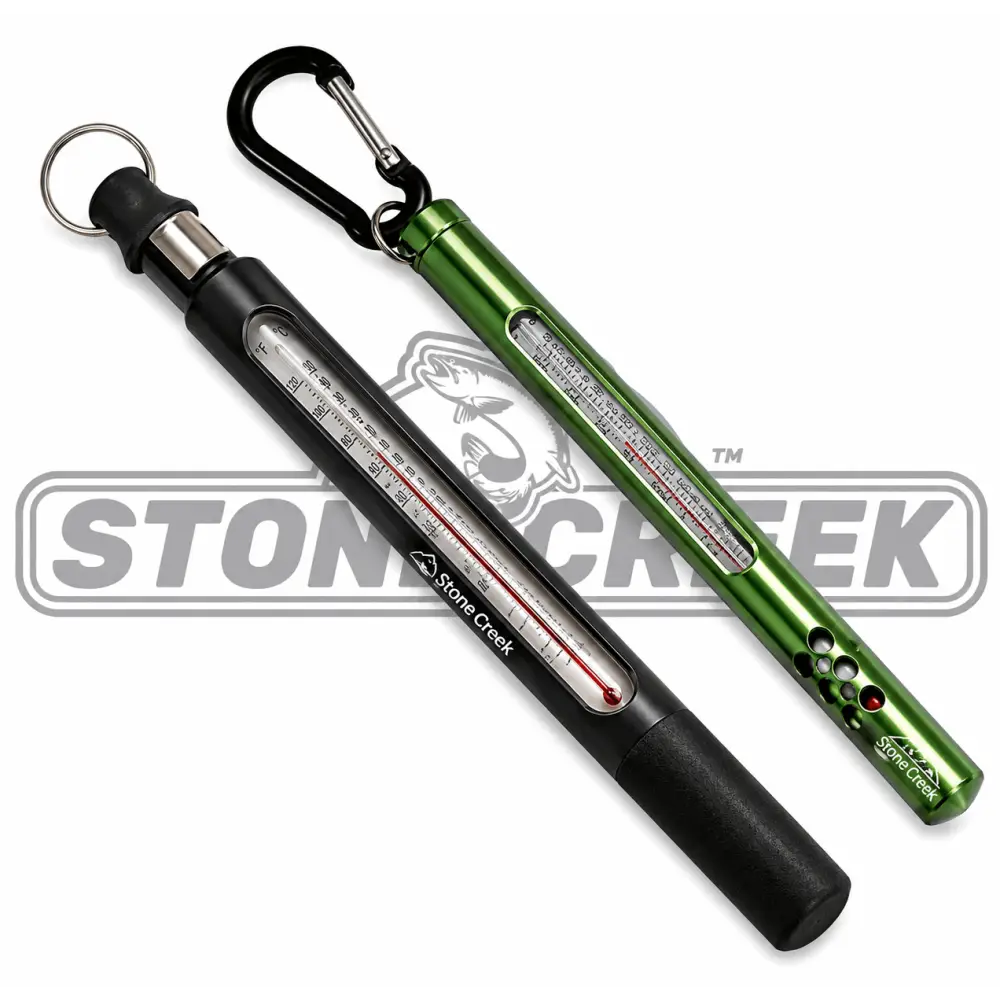 Streamside Thermometers | Package: Each | Color: Green Black - Fishing