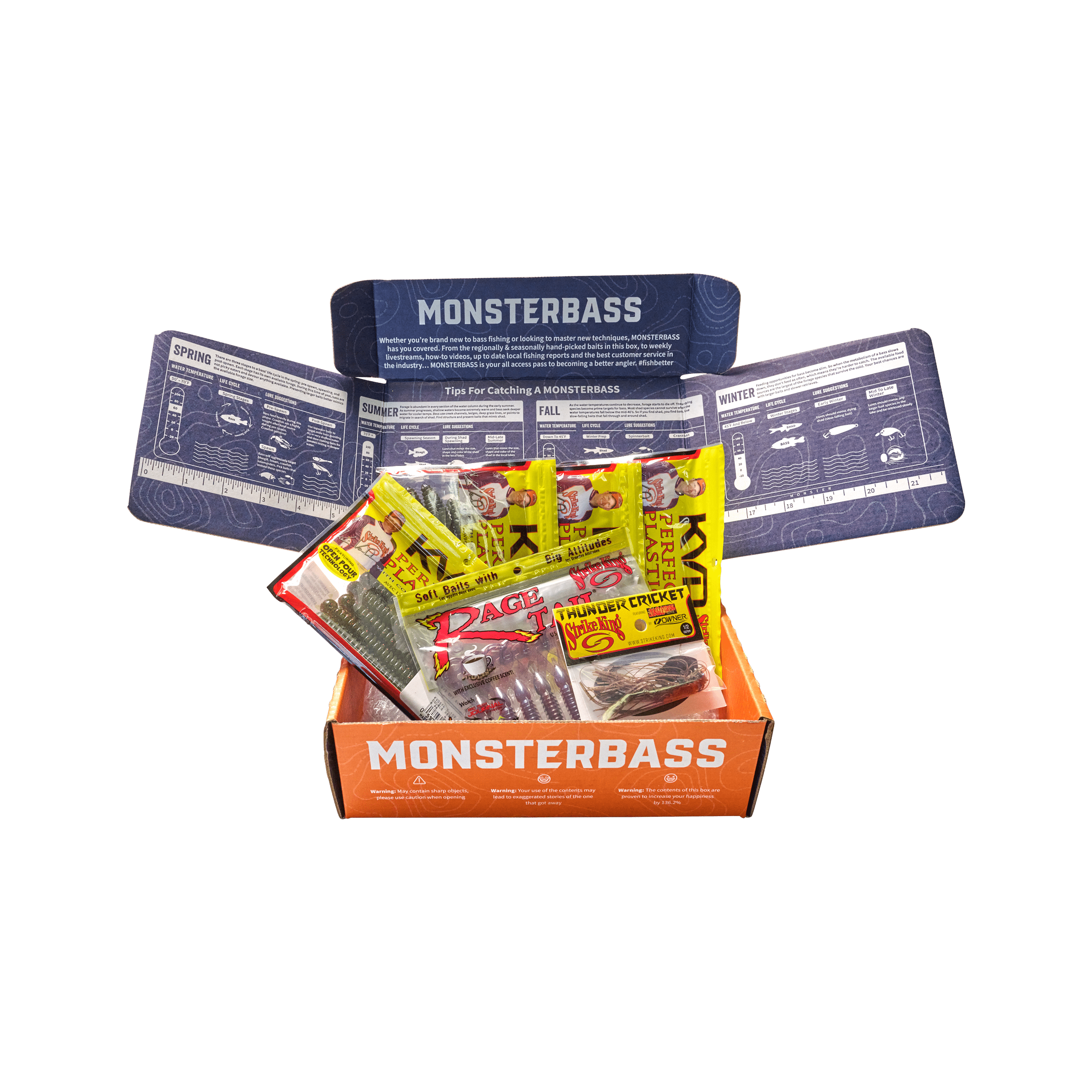 Strike King Confidence Kit, 6-Bait Bass Fishing Bundle by MONSTERBASS - Tackle