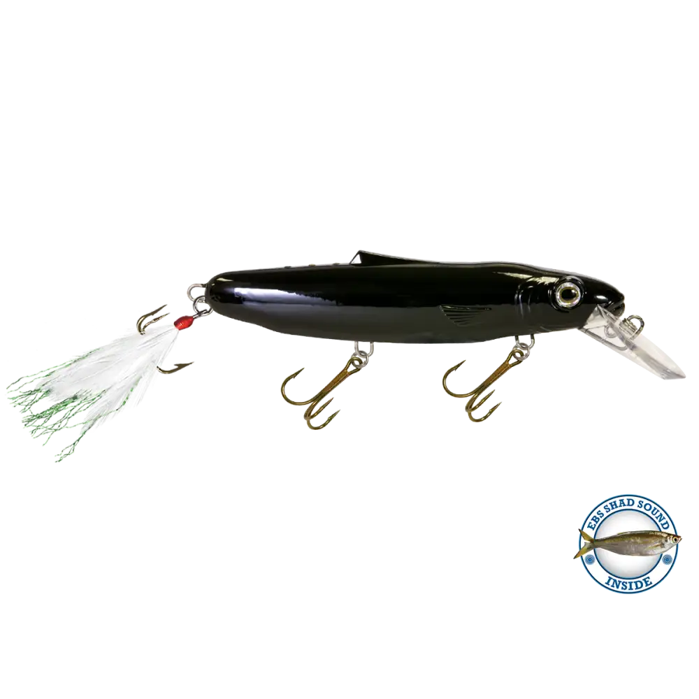 Striker 6.8’’ Musky & Pike Crankbait – EBS Sound Technology | Color Sound: Fire Perch / Green / Red Rover / Threadfin