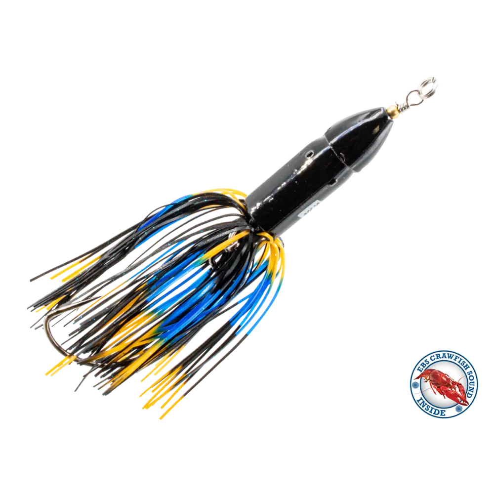 Sweet Talker 1/2oz EBS Jig for Bass – Heavy Cover & Muddy Water Specialist | Color: Black Blue Flash Red Jack Texas