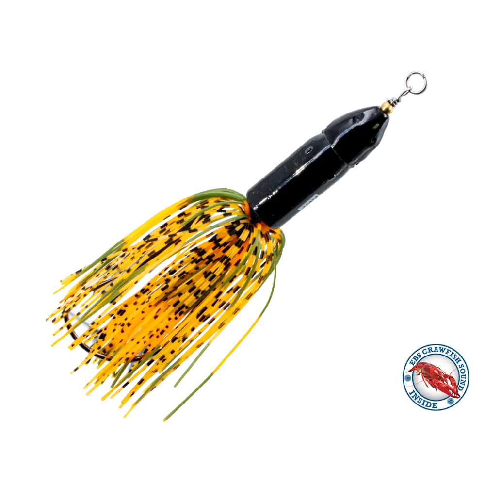 Sweet Talker 1/2oz EBS Jig for Bass – Heavy Cover & Muddy Water Specialist | Color: Black Blue Flash Red Jack Texas